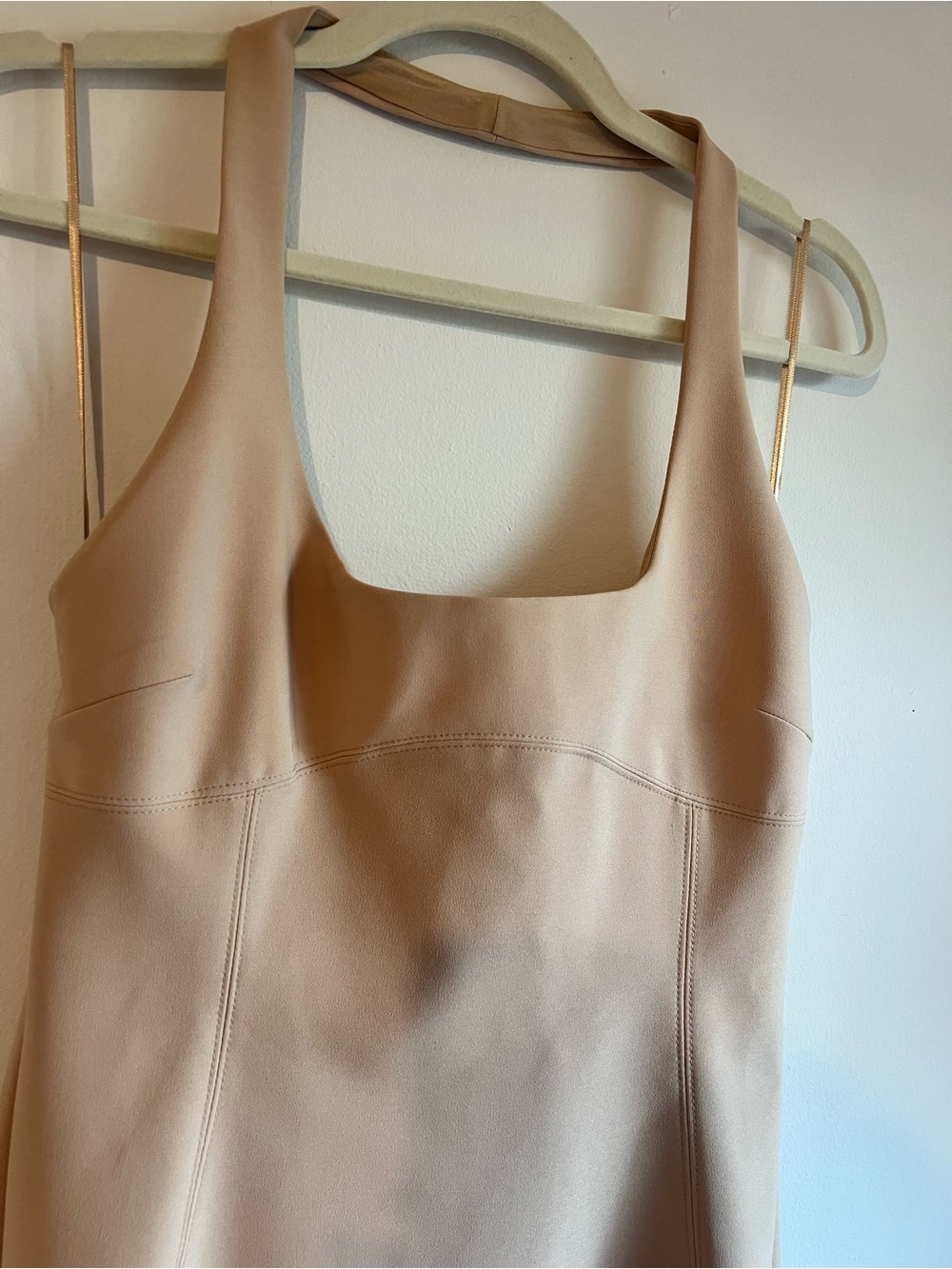 Women's Nude Halter Classic Dress - Brand: Zara